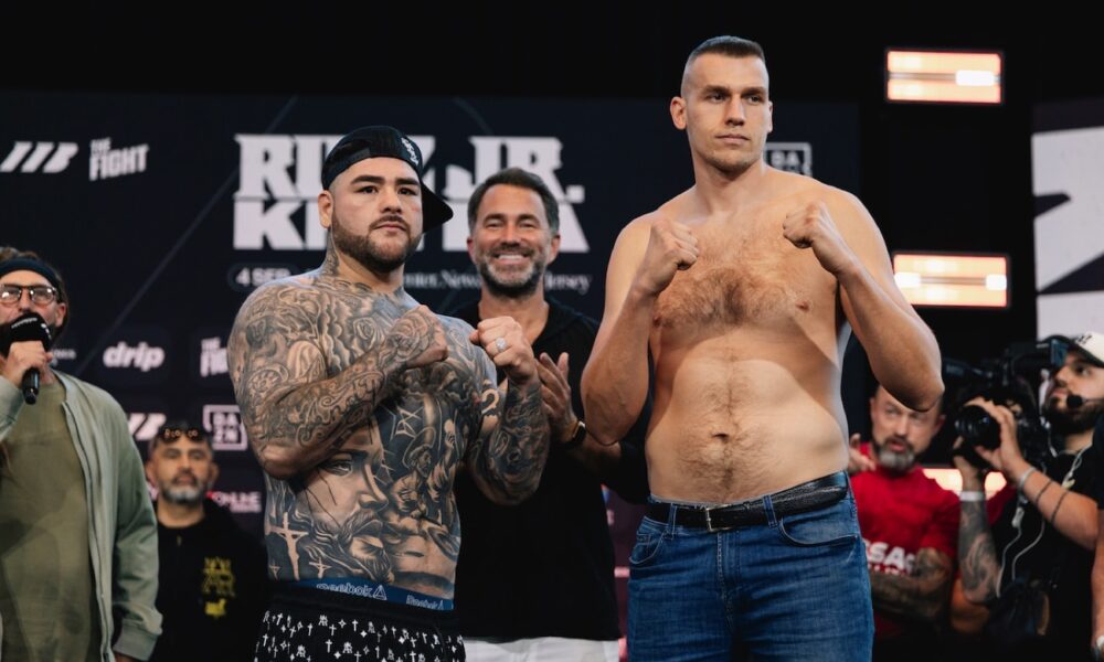 "Andy Ruiz Jr. Drops 20 Pounds in Preparation for Knyba Fight"