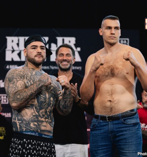 "Andy Ruiz Jr. Drops 20 Pounds in Preparation for Knyba Fight"