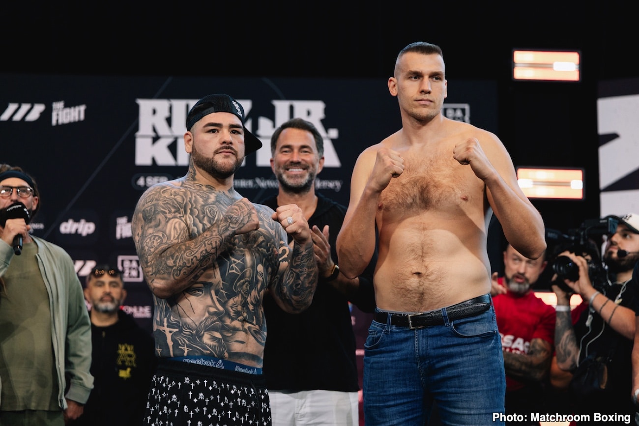 "Andy Ruiz Jr. Drops 20 Pounds in Preparation for Knyba Fight"