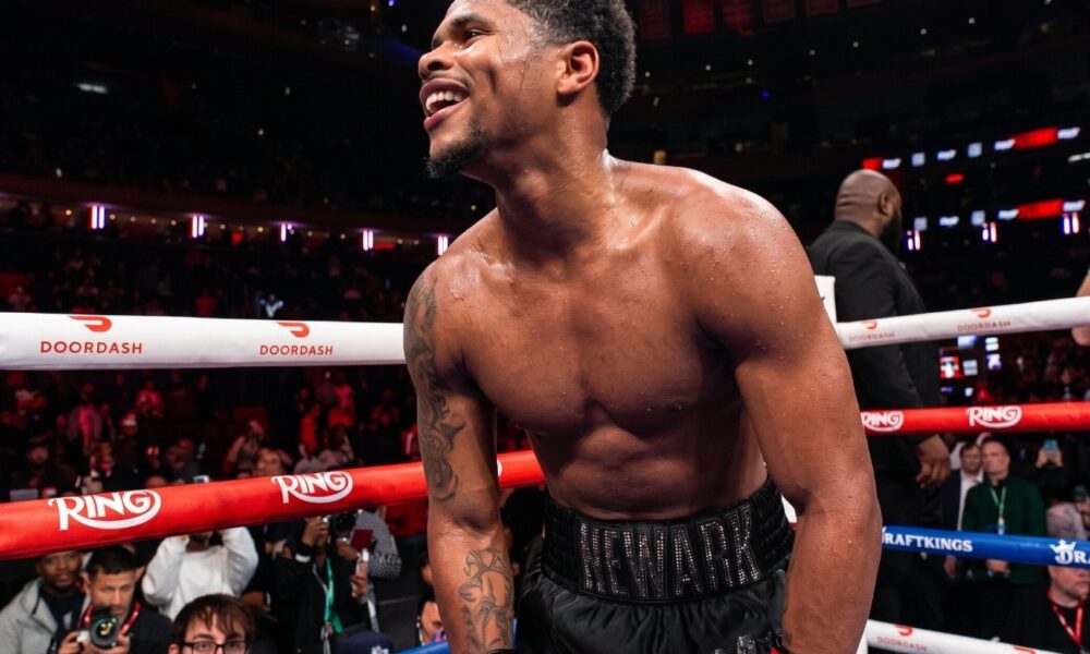 "Manny Pacquiao and Shakur Stevenson Discuss Potential Fight in Cardiff"