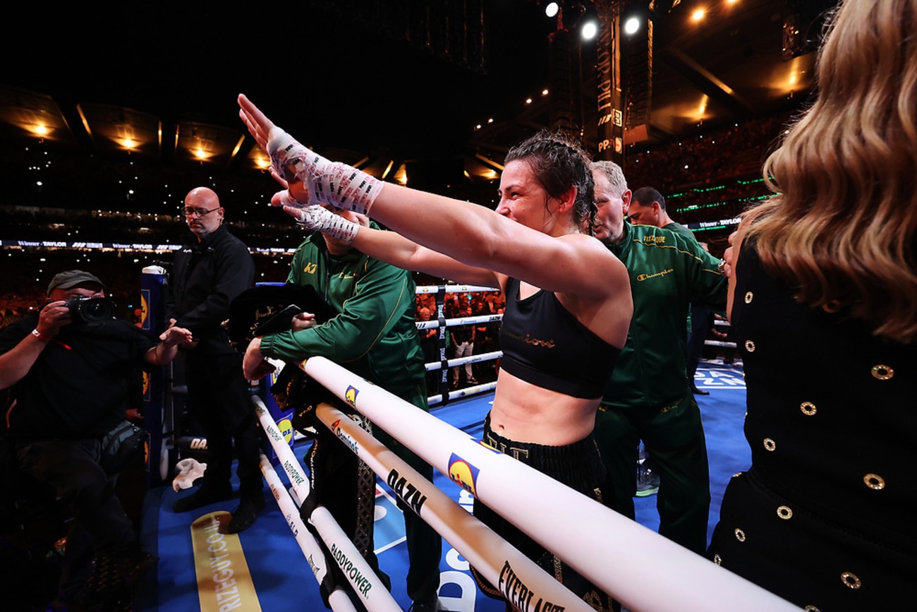 "Katie Taylor Retires Unbeaten, Claiming Every Belt After Victory Over Flora Pili"