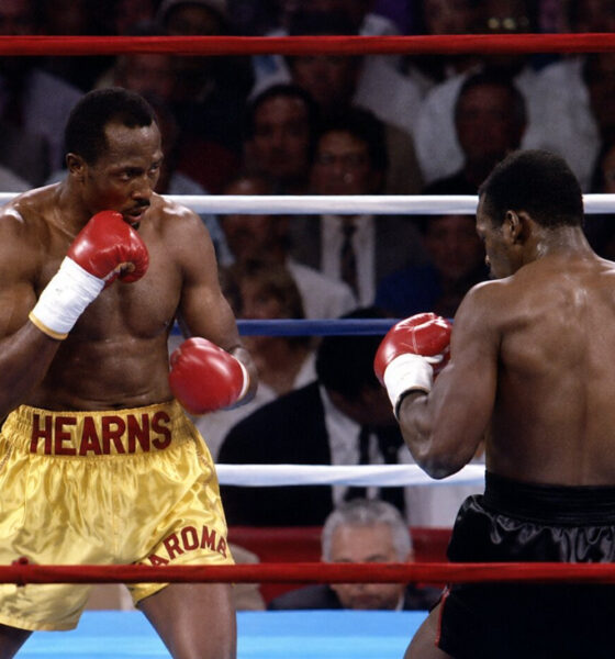 "Tommy 'Hitman' Hearns Reflects on His Powerful Knockout Victory Over Barkley"
