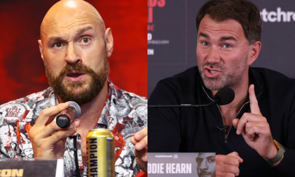 Tyson Fury slams 'little jealous f*cker' Eddie Hearn amid hostile Anthony Joshua fight talks