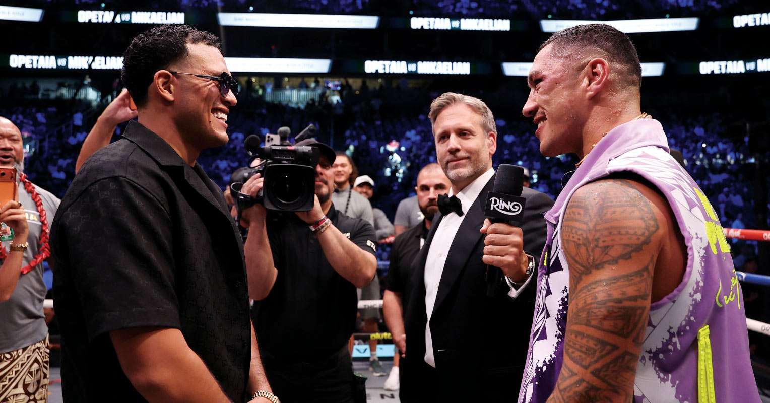 "David Benavidez Announces Fight Date with Jai Opetaia Following Opetaia's Victory Over Noel Mikaelian"