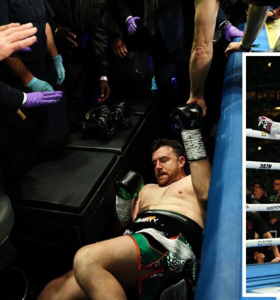 "Thomas Carty Knocked Out of Ring in Dramatic Dave Allen Fight Finish"
