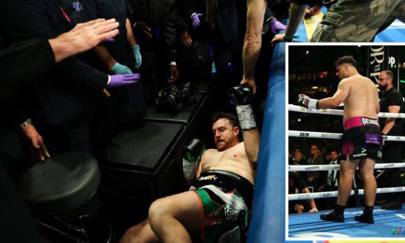 "Thomas Carty Knocked Out of Ring in Dramatic Dave Allen Fight Finish"