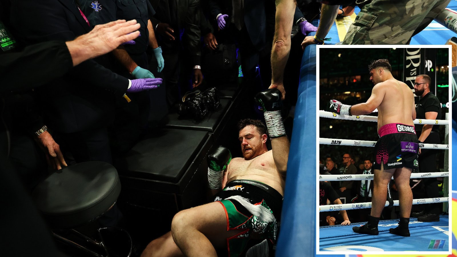 "Thomas Carty Knocked Out of Ring in Dramatic Dave Allen Fight Finish"