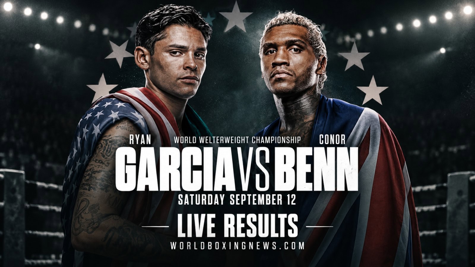 Ryan Garcia vs Conor Benn Live Results: Las Vegas Showdown Highlights