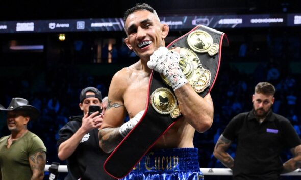 Tony Ferguson defends Misfits Boxing middleweight title with second-round knockout of Mahmood Sebie