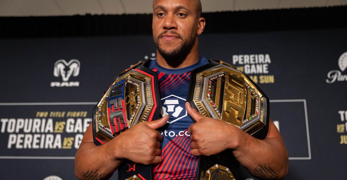 Dana White says Ciryl Gane won&rsquo;t be promoted to undisputed champion: &lsquo;He&rsquo;s still got to fight&rsquo;