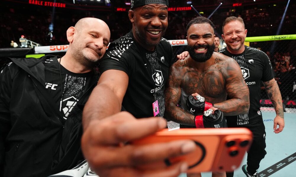 Gable Steveson discusses Jon Jones&rsquo; potential return to UFC after Tom Aspinall vacates heavyweight title