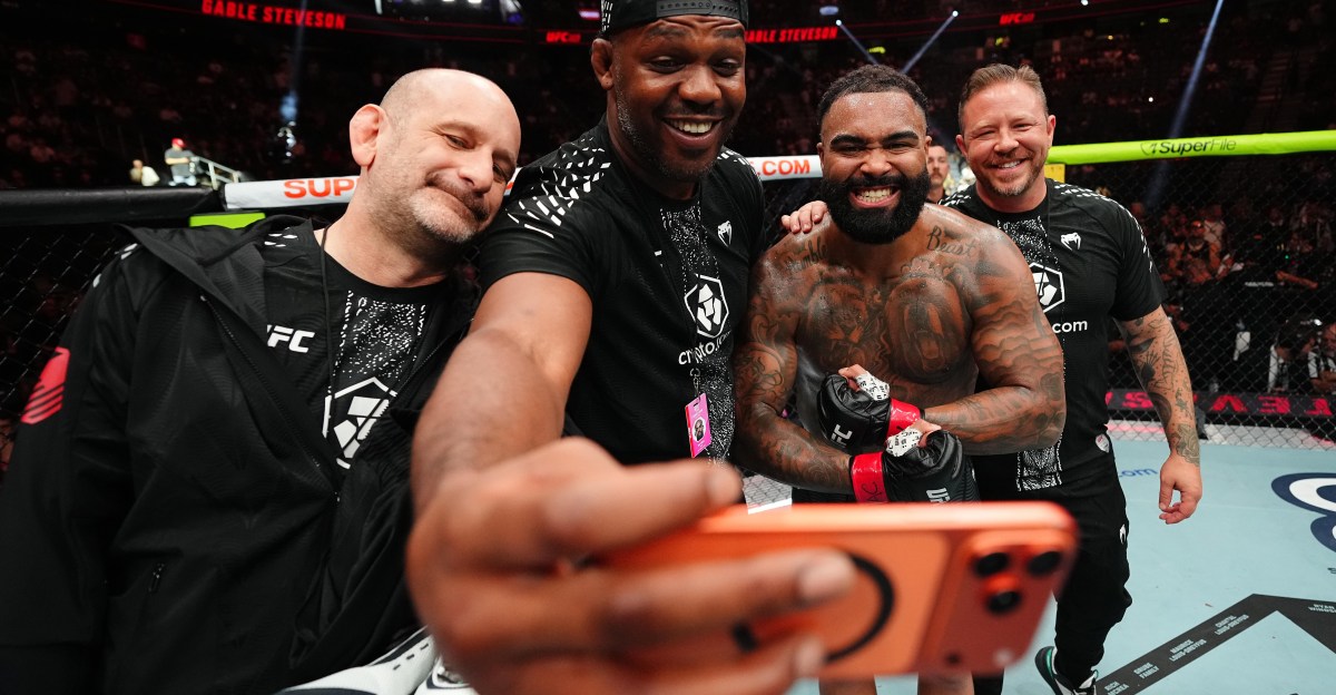 Gable Steveson discusses Jon Jones&rsquo; potential return to UFC after Tom Aspinall vacates heavyweight title