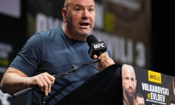 Dana White says Tyson Fury vs. Anthony Joshua delay is a &lsquo;total ego thing&rsquo; and explains why he won&rsquo;t be at the press conference