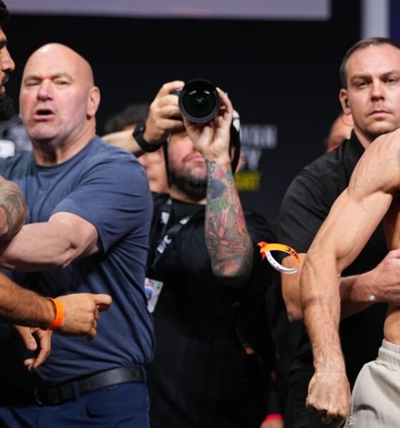 Video: Arman Tsarukyan and Mauricio Ruffy have to be separated at UFC 331 final faceoff