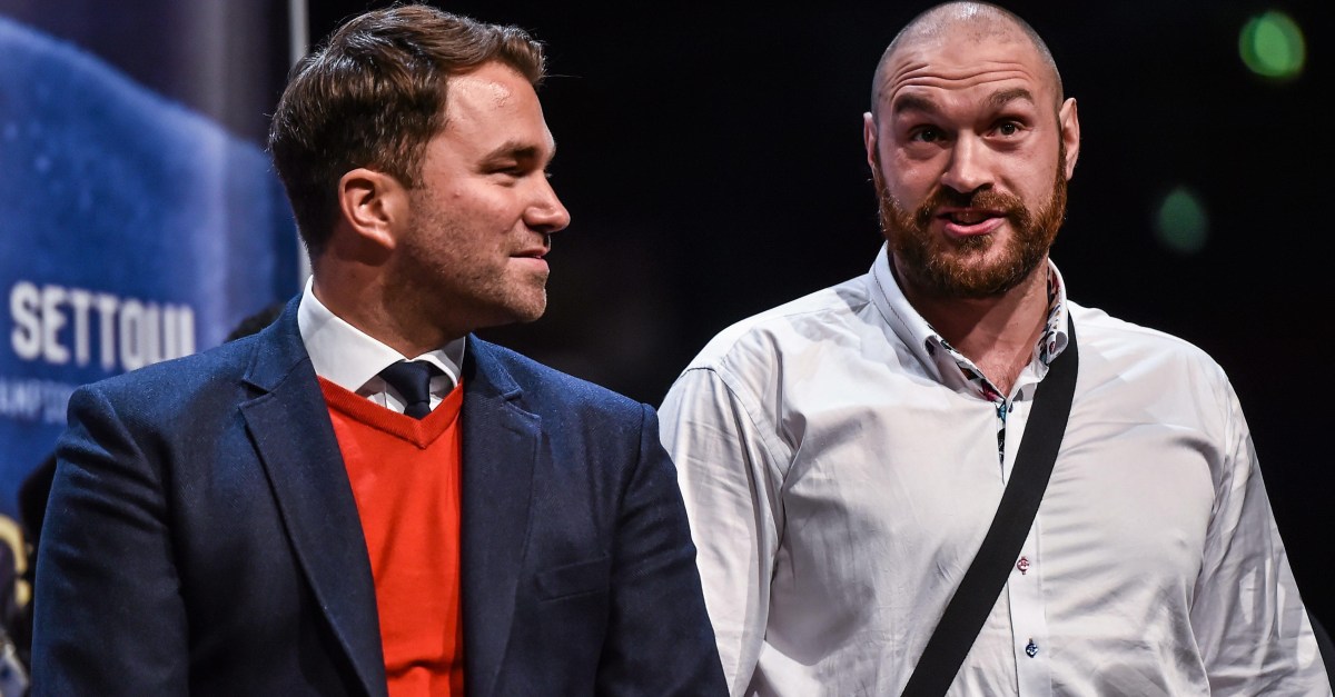 Tyson Fury vs. Anthony Joshua reportedly in jeopardy, Fury responds to &lsquo;s***house cowards&rsquo; Anthony Joshua and Eddie Hearn