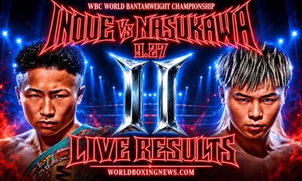 Takuma Inoue vs Tenshin Nasukawa II Live Results and Highlights