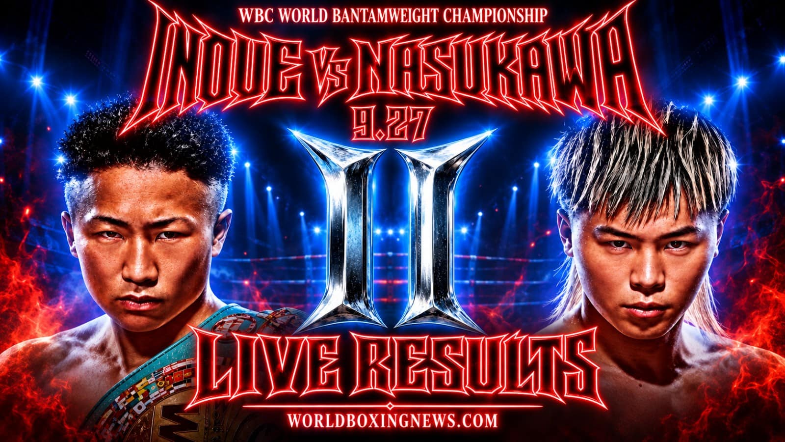 Takuma Inoue vs Tenshin Nasukawa II Live Results and Highlights