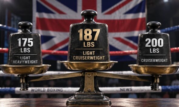 "New 187-Pound Light Cruiserweight Division Launches January 1"