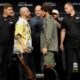 Video: Alexander Volkanovski and Movsar Evloev face off for the first time at UFC 333 press conference