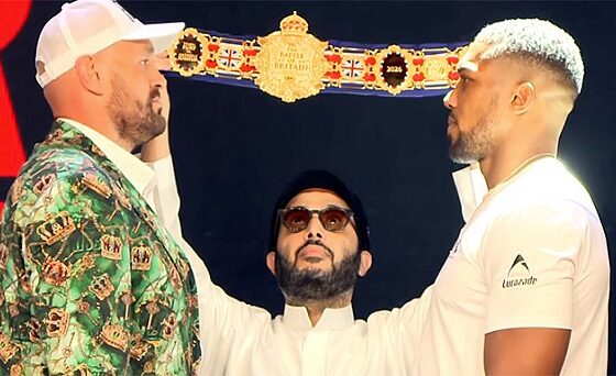 Expert says Tyson Fury showed possible nerves next to Anthony Joshua
