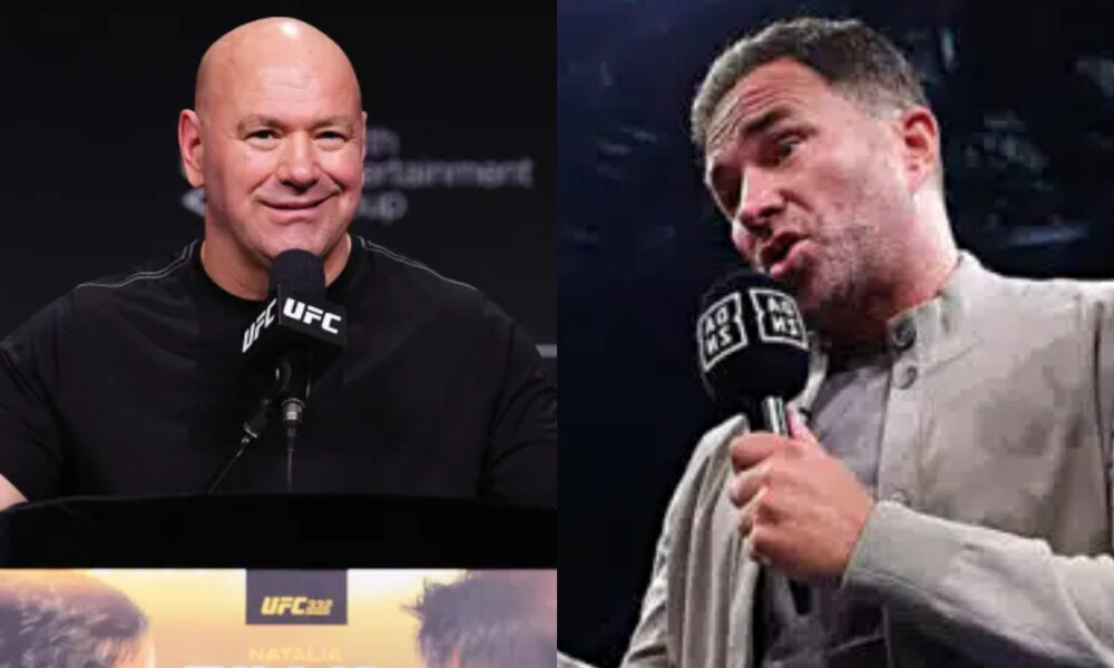Dana White and Eddie Hearn continue verbal spat over Fury vs. Joshua promotion: 'It is completely untrue"