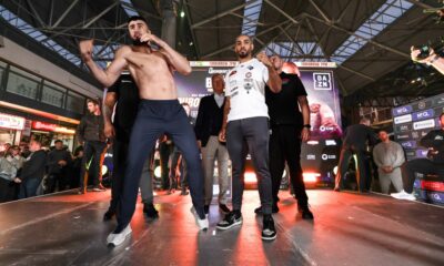 "Solomon Dacres Confidently Takes on Bakhodir Jalolov in Epic Showdown"