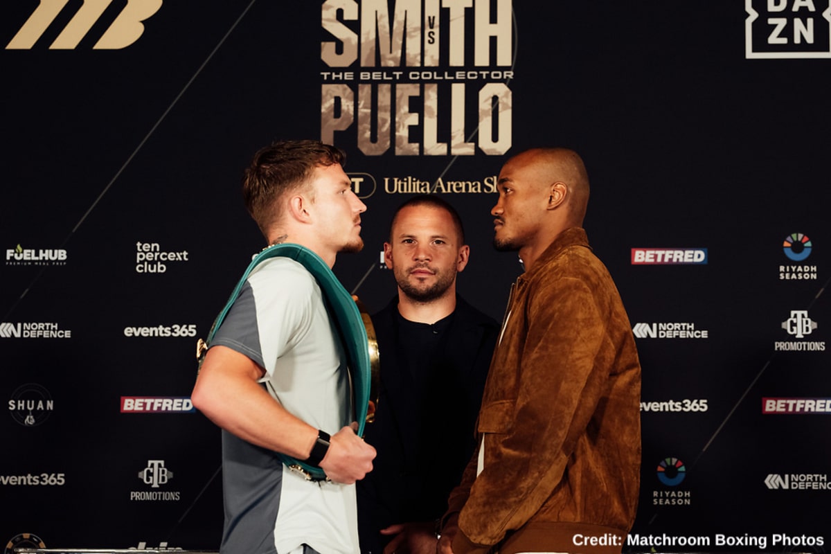 "Alberto Puello Aims to Upset Dalton Smith in Upcoming Match"