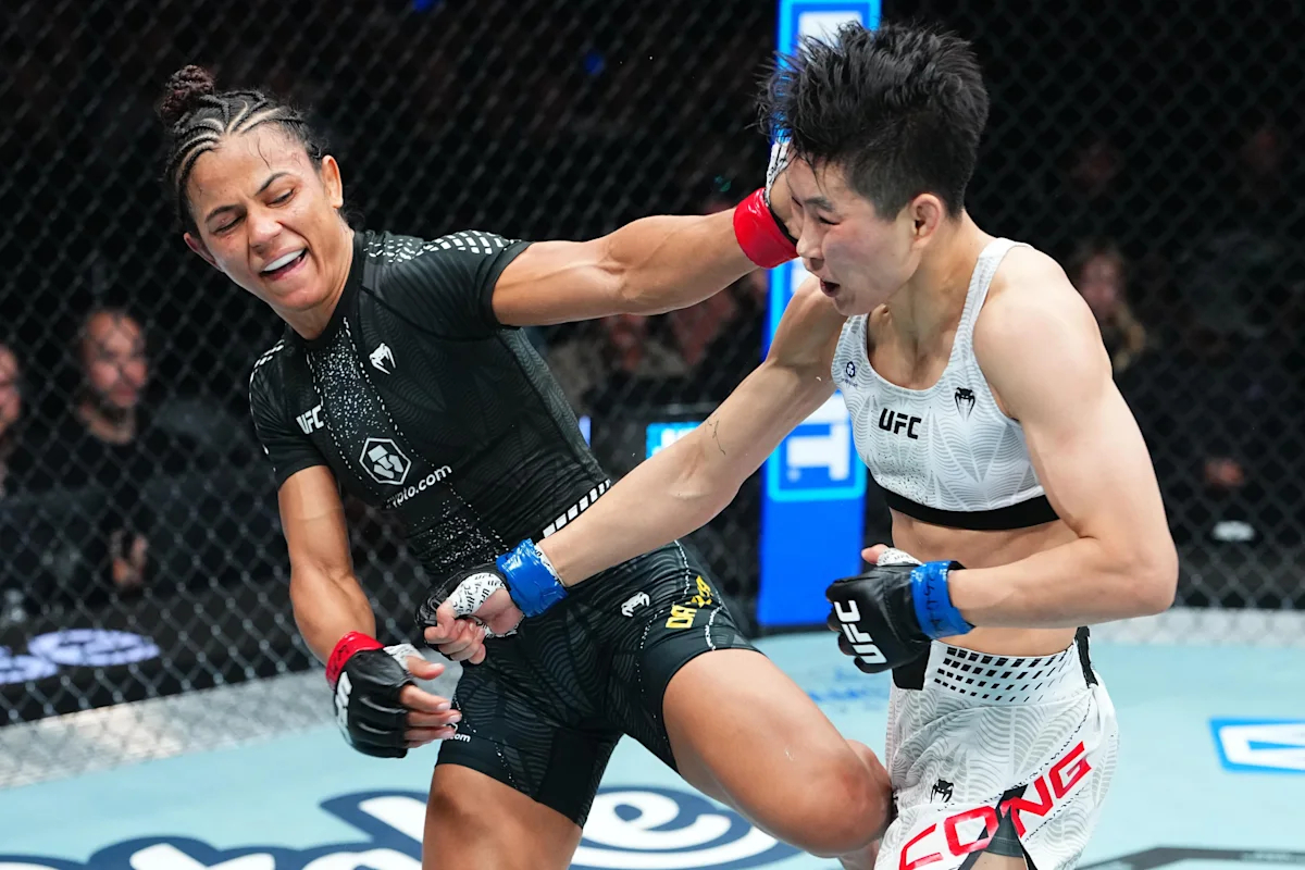Wang Cong admits she has 'regrets' following UFC 332 loss in title fight against Natalia Silva