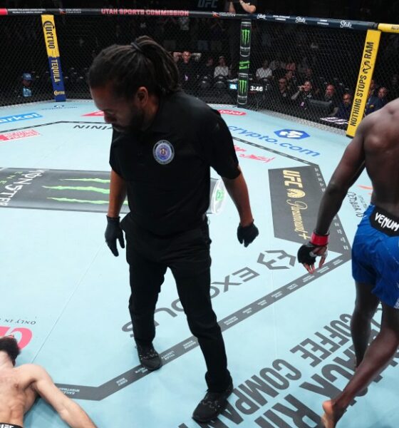 UFC 332 video: Damian Pinas scores monster 75-second uppercut knockout
