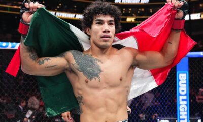 UFC 332 video: Daniel Cormier&rsquo;s prot&eacute;g&eacute; Imanol Rodriguez scores brutal body kick knockout in first round